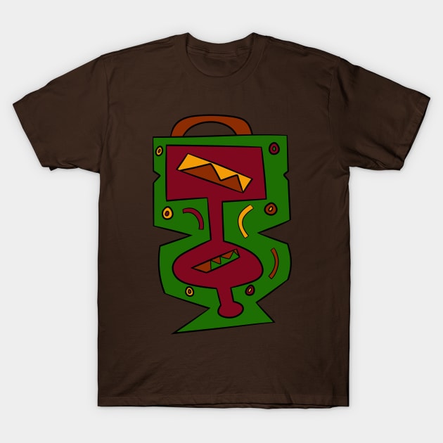 Rainforest Suitcase Totem T-Shirt by VazMas Design